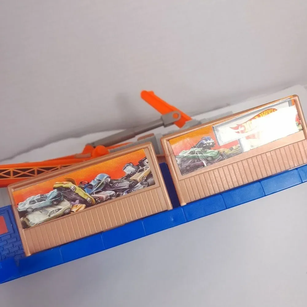 Hot Wheels Car Crusher Action Playset H9575 1998 track junkyard Vintage PARTS